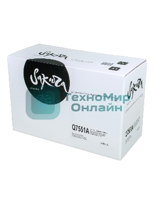 Картридж Sakura Q7551A для HP P3005/P3005n/P3005d/P3005dn/3005x/M3027MFP/M3027xMFP/M3035MFP/M3035xsMF, черный, 6000 к.