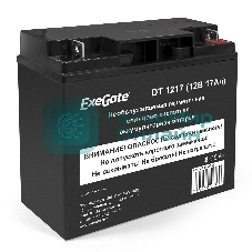 Батарея для ИБП ExeGate DT 1217 (12V 17Ah, клеммы F3 (болт М5 с гайкой))