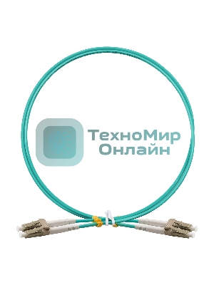 Патч-корд волоконно-оптический ExeGate FC-D-503-LC-LC-1M-LSZH (Шнур ВО MM 50/125 (OM3), LC/UPC-LC/UPC, Duplex, LSZH, 1м)