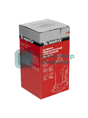 Домкрат гидравлический бутылочный Matrix, 8 т, h подъема 230–457 мм