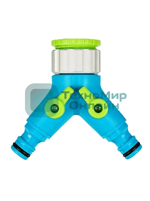 Разветвитель двухканальный LUXE Palisad с внутренней резьбой 3/4