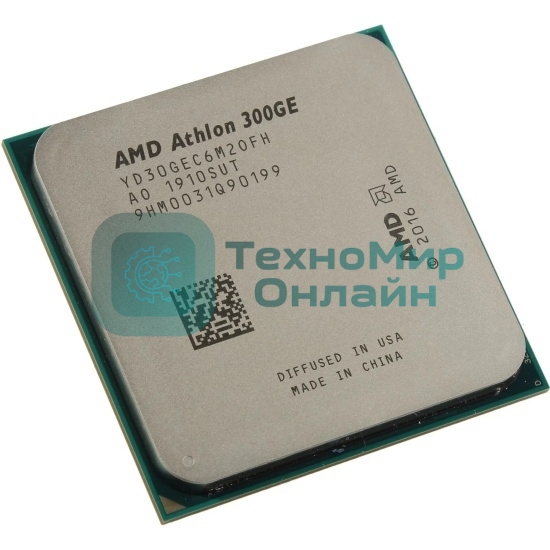 Процессор AMD Athlon 300GE 2C/4T (3.4GHz,5MB,35W,AM4) tray, with Radeon Vega Graphics