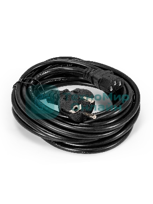 Кабель питания ExeGate Special PC-5S (Евровилка Schuko->C13, 3*1.0мм2, CCA, черный, 5 м)