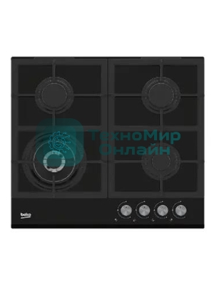Газовая варочная панель Beko HILW 64235 S, черный