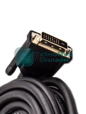 Кабель HDMI AM/DVI(24+1)M, 10м, CU, 1080P@60Hz, 2F, VCOM