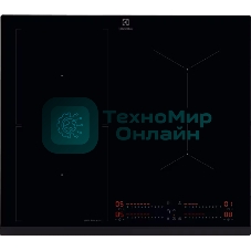 Индукционная варочная панель Electrolux EIS67453, : черный, индивидуальный слайдер для каждой зоны нагрева, 3-хступенчатая индикация остаточного тепла,акустический сигнал (вкл/выкл), Функция 