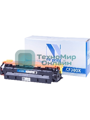 Картридж лазерный NVPrint совместимый HP CF380X черный для CLJ Pro MFP M476 (4400k)