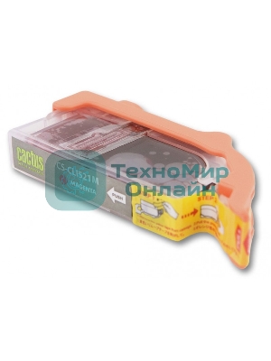 Картридж струйный Cactus CS-CLI521C/M/Y трехцветный (3 x 8,4 мл) для Canon Pixma iP3600/iP4600/iP4700/MP540/MP550/MP560/MP620/MP630/MP640/MP980/MP990/MX860/MX870