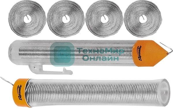 Припой Sparta Sn60х1мм 10г в пластмассовой тубе