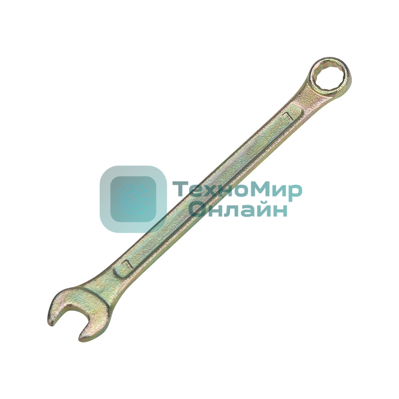 Ключ комбинированный Rexant 7 мм, желтый цинк