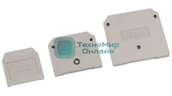 Заглушка для ЗНИ-16 мм2 (JXB100A) серый IEK