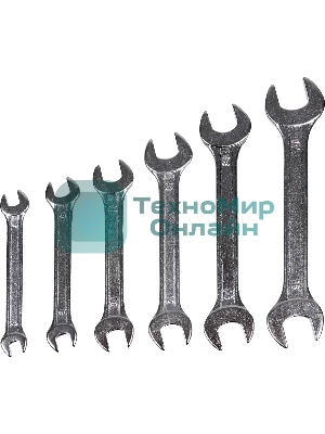Набор рожковых ключей 6 шт. 6 - 17 73/6/5/3 ВИХРЬ