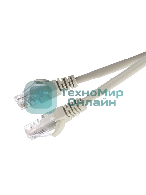 Кабель GoPower PATCH RJ-45(M)-RJ-45(M) 00-00029033 0.5M серый