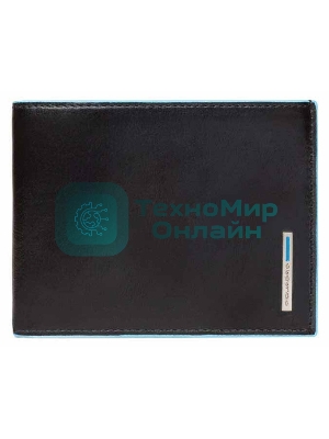 Кошелек мужской Piquadro Blue Square PU257B2R/N черный натур.кожа