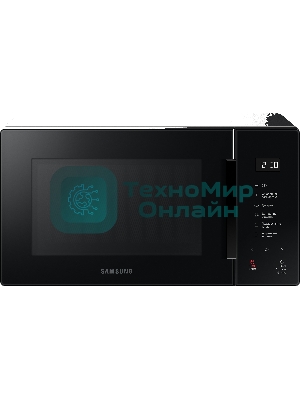 Микроволновая печь Samsung MS23T5018AK/BW черный, 23 л, 800 Вт, переключатели - сенсор