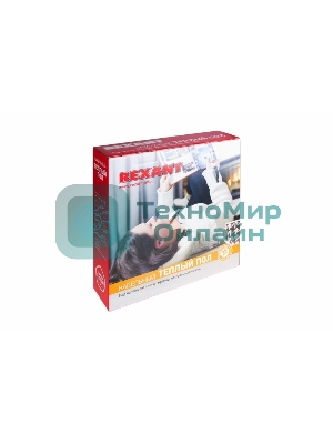 Теплый пол Rexant Standard RND -50-750 (750Вт/50м/S обогрева, м2: 4,7-6,3) (двух жильный)