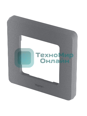 Рамка 1 пост. дымчатый Inspiria