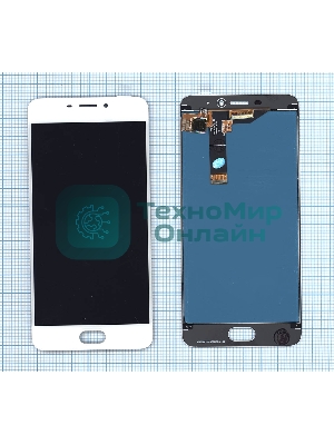 Дисплей для Meizu M6, белый