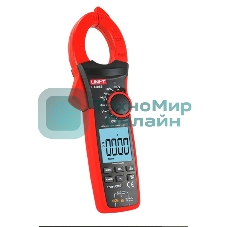 Токоизмерительные клещи UT205E Напряжение постоянного/переменного тока (1000 В); переменный ток (1000А); Сопротивление (60 МОм); Емкость (60 мФ); Частота (1 МГц)