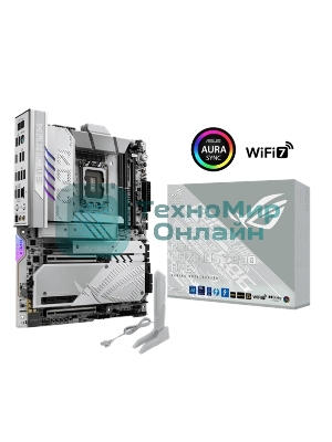 Материнская плата ASUS ROG MAXIMUS Z890 APEX, LGA 1851, Intel Z890, 2xDDR5, 4xSATA, 4xM.2, 1xPCIe 5.0 x16, 1xPCIe 5.0 x8, 2xUSB-C Thunderbolt 4, 1xUSB-C 20Gbps, 4xUSB-A 10Gbps, 4xUSB-A 5Gbps, 1x 5Gb LAN, 2x3.5 мм, 7.1, ATX