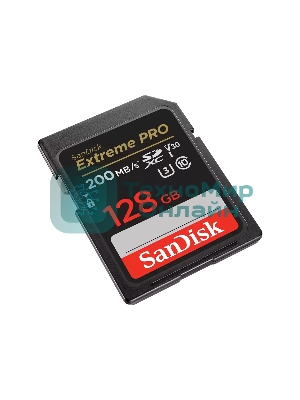 Флеш карта SanDisk Extreme PRO 128Gb SDXC Memory Card 200MB/s