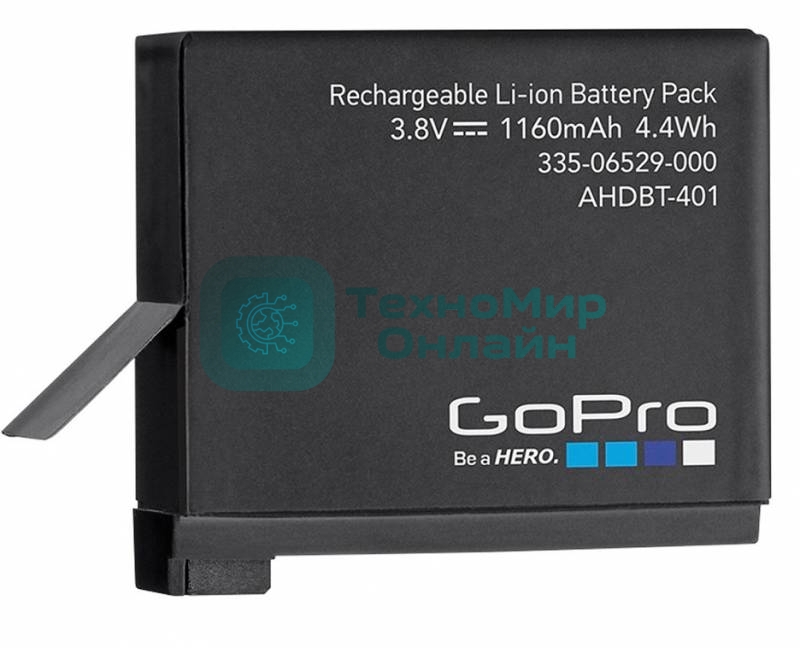 Аккумулятор для экшн-камер GoPro AHDBT-401 для: GoPro Hero4