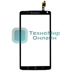 Сенсорное стекло (тачскрин) для Lenovo S930 черное