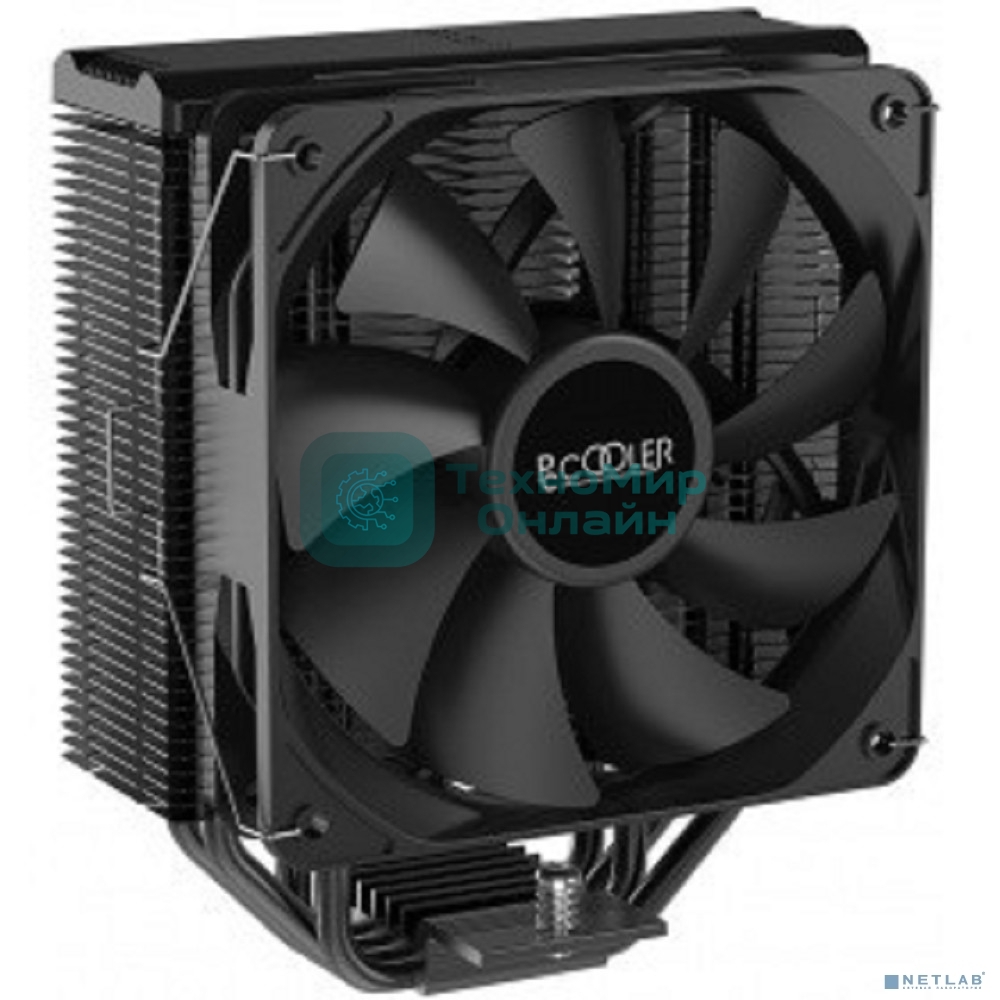 Кулер PCCooler Paladin EX400 черный 120мм алюминий+медь 1800rpm 28.6db 4-pin 180W 157мм