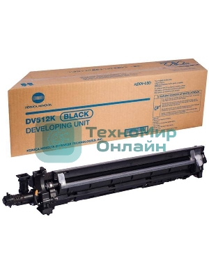 Блок проявки (девелопер) Konica-Minolta DV-512K/A2XN03D для Bizhub C224/284/364/454/554 черный 