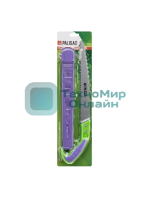 Ножовка Palisad садовая 300 ммдвухкомпонентная рукоятка ножны подвес на пояс