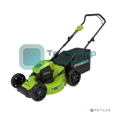 Газонокосилка аккумуляторная (2514407) GreenWorks GD40LM46HP, 40V, 46 см, бесщеточная, без АКБ и ЗУ