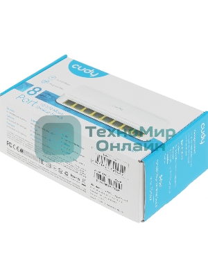 Коммутатор Cudy FS108D (L2) 8x100 Мбит/с неуправляемый