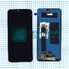 Дисплей для Nokia 7.1 черный