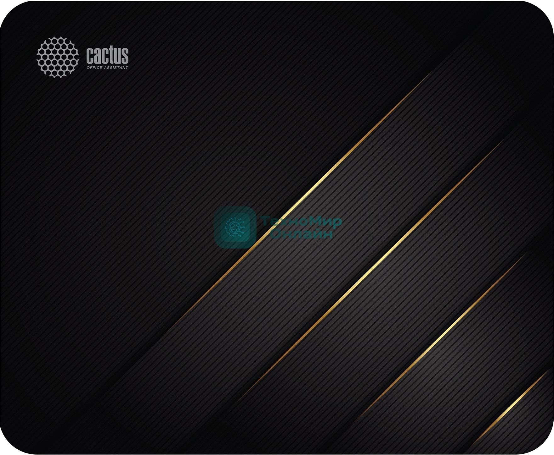 Коврик для мыши Cactus Gold Geometry 300x250x2мм (CS-MPC-P04M)