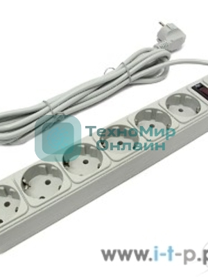 Сетевой фильтр ExeGate EX221230RUS SP-6-3W (6 розеток, 3 м, евровилка, белый)