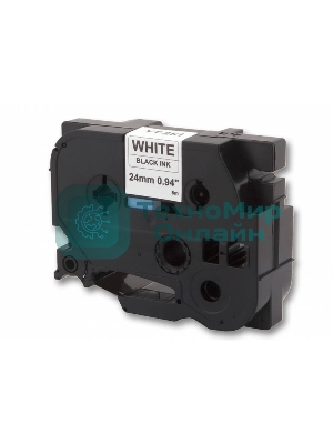 Картридж ленточный Cactus CS-TZ251 24 мм, 8 м, черный шрифт, белый фон, для BROTHER 1010/1280/1280VP/2700VP