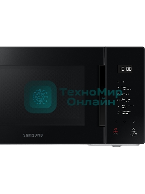 Микроволновая печь Samsung MS23T5018AK/BW черный, 23 л, 800 Вт, переключатели - сенсор