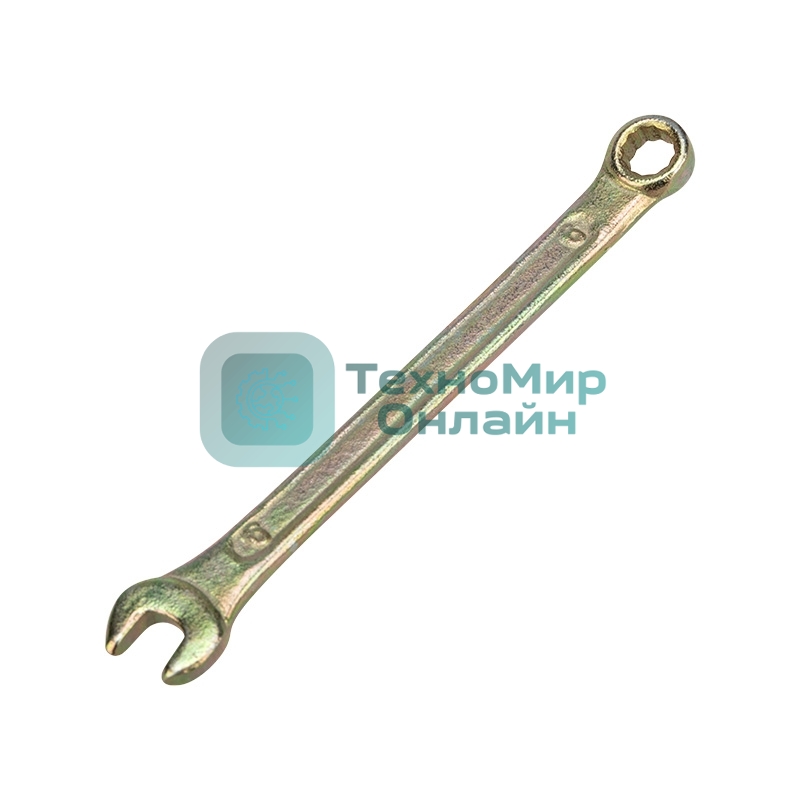 Ключ комбинированный Rexant 6 мм, желтый цинк