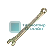 Ключ комбинированный Rexant 6 мм, желтый цинк