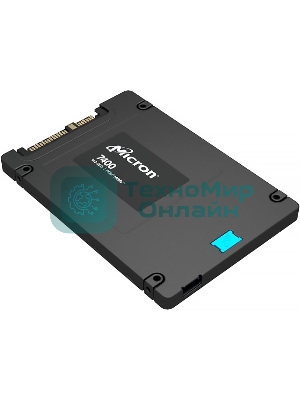 Накопитель SSD Micron 7400 PRO, 1920Gb, SSD, U.3, NVMe, PCIe 4.0 x4, 3D TLC, R/W 6500/2200MB/s, IOPs 430 000/95 000, 3500TBW, DWPD 1 (5 лет)