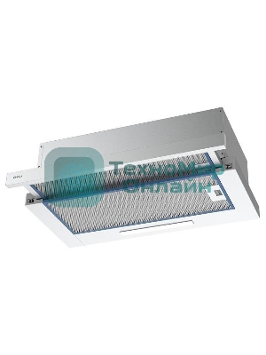 Вытяжка встраиваемая Evelux TEL 60 W белый, 60 см, 670 куб. м/ч, 46 дБ