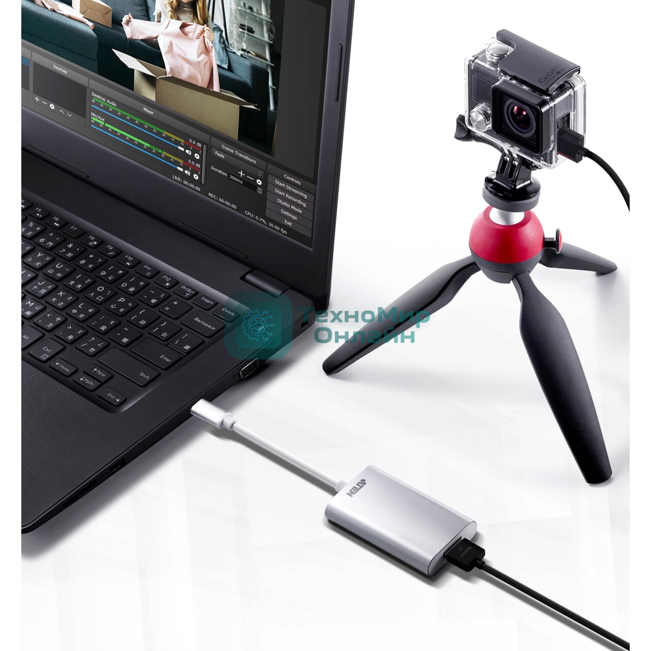 Конвертер ATEN CAMLIVE HDMI to USB-C UVC Video Capture