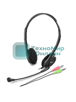 Гарнитура Genius HS-200C черный, проводная