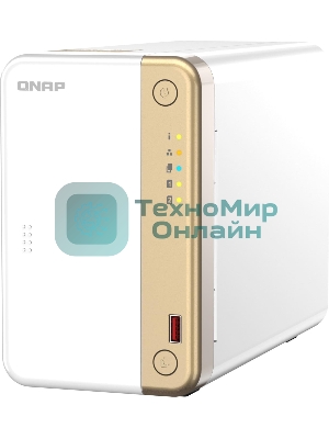 Сетевое хранилище channel QNAP TS-262-4G NAS 2 HDD trays, 2 x M.2 NVMe PCIe Gen 3 x1, 2-core Intel Celeron N4505 2.9 GHz, 4 Gb RAM (4Gb max), 1x2.5 Gigabit Ethernet, Slot PCIe Gen 3 x2, 2 USB 3.2 Gen 2 (10Gbps) Port, 2xUSB USB 2.0 port, 1xHDMI 2.0