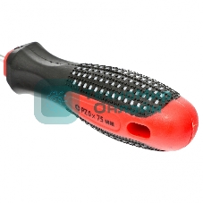 Отвертка Matrix Fusion, PZ0 x 75 мм, CrV, 3-х компонентная рукоятка 