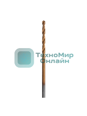 Сверло по металлу Matrix, 2 мм, HSS, нитридтитановое покрытие, цилиндрический хвостовик