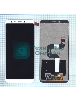 Дисплей для Xiaomi Mi A2/Mi 6X белый