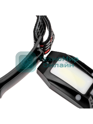 Фонарь налобный Rexant сверхлегкий с прищепкой