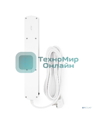 Сетевой фильтр Ippon BK-6-EU-5-10-W 5 м, 6 розеток, белый, коробка