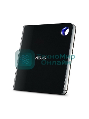 Оптический привод Blu-Ray Asus SBW-06D5H-U/BLK/G/AS черный USB slim внешний RTL